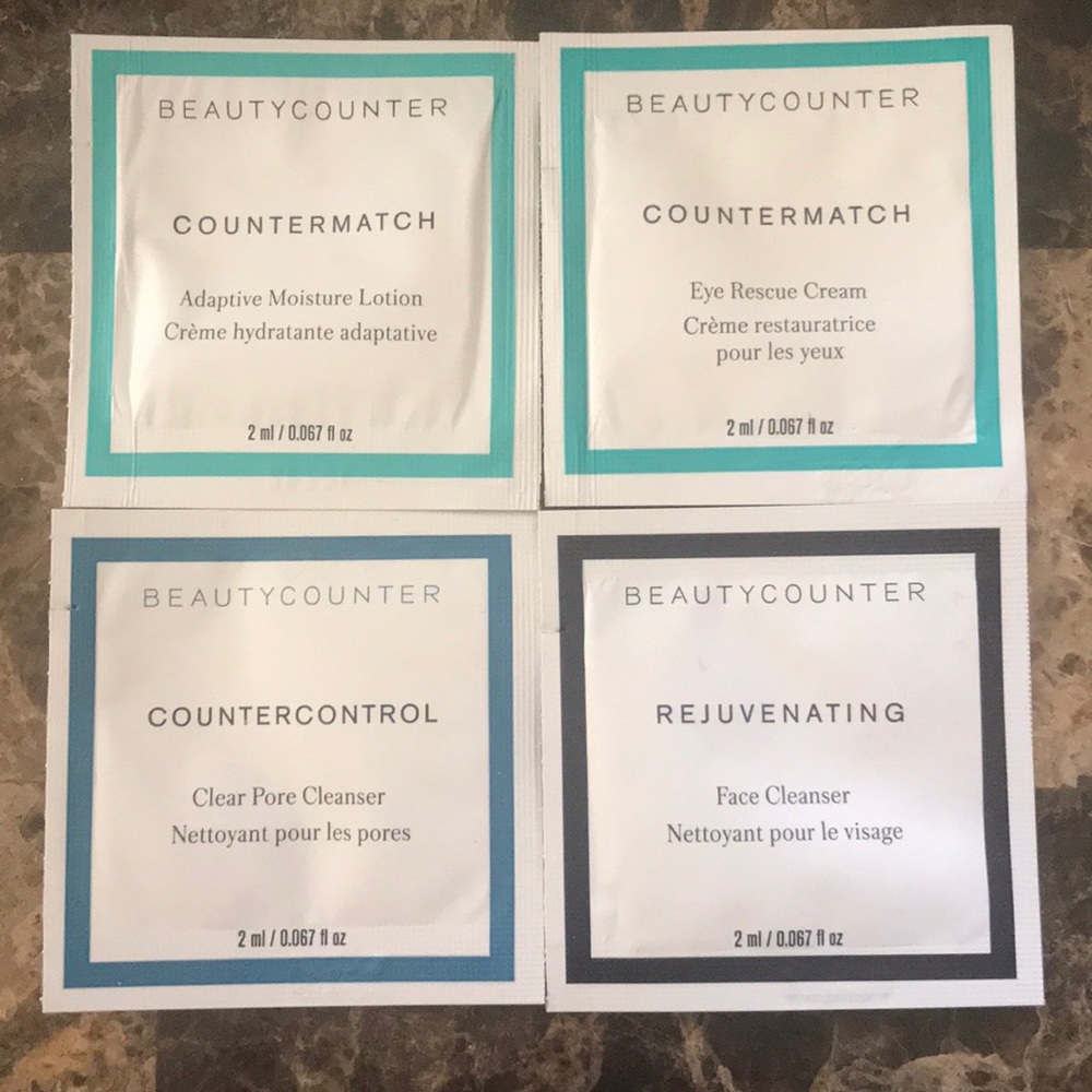 Various Beautycounter samples